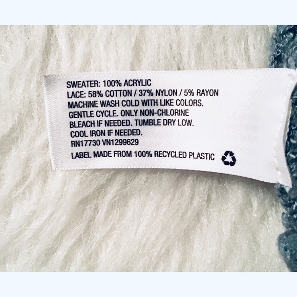 Knox Rose Lace Accent Sweater Size Small - Picture 7 of 8